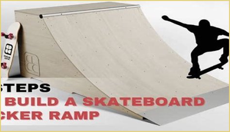 How do you make a skateboard kicker ramp?