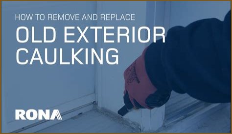 How do you remove mold from window caulking?