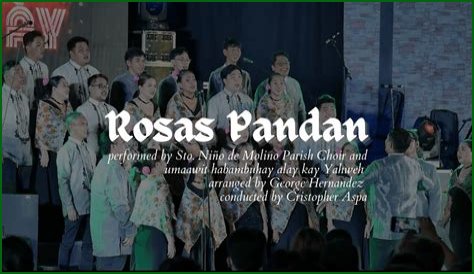 Who composed rosas pandan?